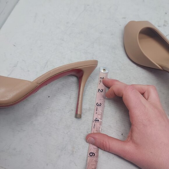 CHRISTIAN LOUBOUTIN Me Dolly Leather Blush Mule Sandal - Picture 12 of 12